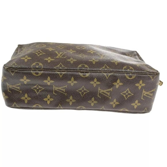 LOUIS VUITTON Trousse Toilette 28 Clutch Hand Bag Monogram Brown - Picture 12 of 16